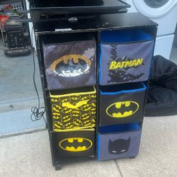 2 Batman Beds 2 Bean Bags Black 2 Night Stand  And 32 Inch tv 