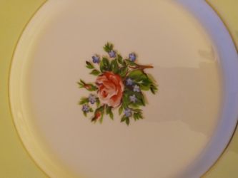Just In Time For Thanksgiving. A Set For Eight Of Fine China Romance Rose.