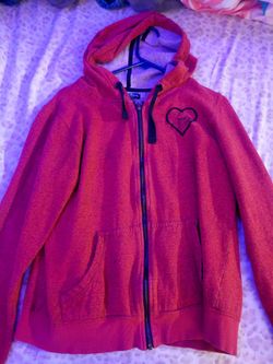 Red Zip-Up metal mulisha Hoodie