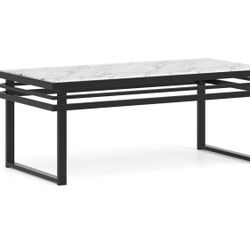 Marble Top Cocktail Table