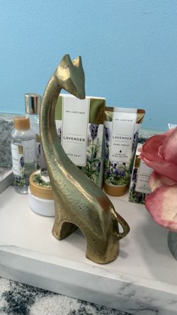 Brass Giraffe Figurine Decor Check  more photos