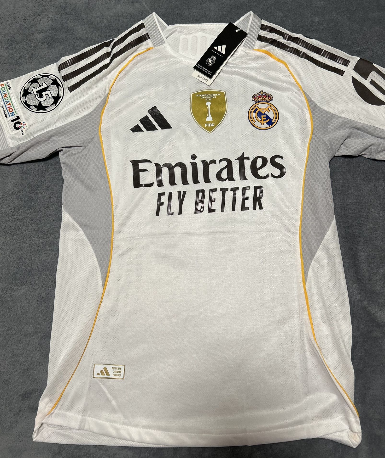25/26 Home Real Madrid Jersey Size S / I Have Bellingham Too