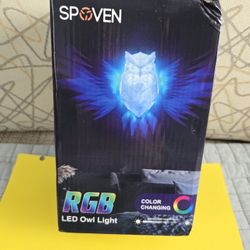 Harry Potter OWL LED Light Color Changing USB-C Long Battery Remote Control Acti