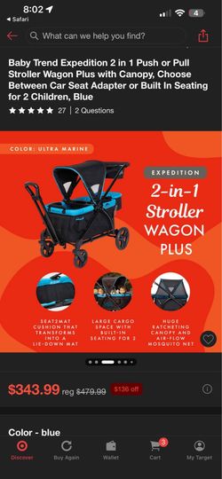 Stroller wagon 2in1