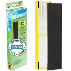 Germ Guardian FLT5000 True HEPA Genuine Air Purifier Replacement Filter C for GermGuardian 