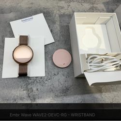 Embr Wave WAVE2-DEVC-RG Thermal Wristband for Hot Flashes - Rose Gold
