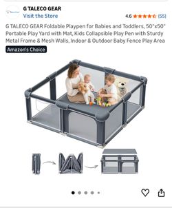 Indoor & Outdoor Baby Fence Play Area