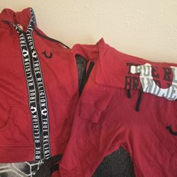 3 Piece Ladies Tru Religion Jogging Set