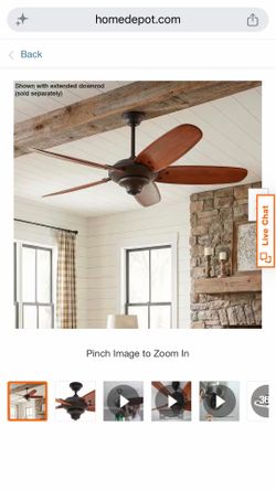 Three Altura 56 inch ceiling fans w remotes