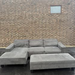 COSTCO Grey Sectional Sofa