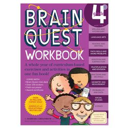 Brain Quest Workbook: Grade 4 Paperback – July 9, 2008
