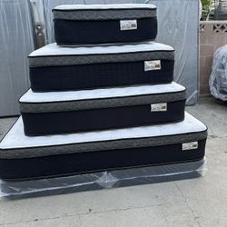 Queen Size Mattress Pillow Top 12” Thick All Sizes Available. Same Day Delivery