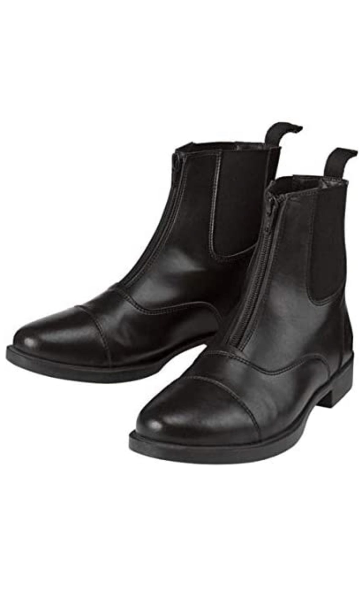 Equine riding (short ankle) black boots