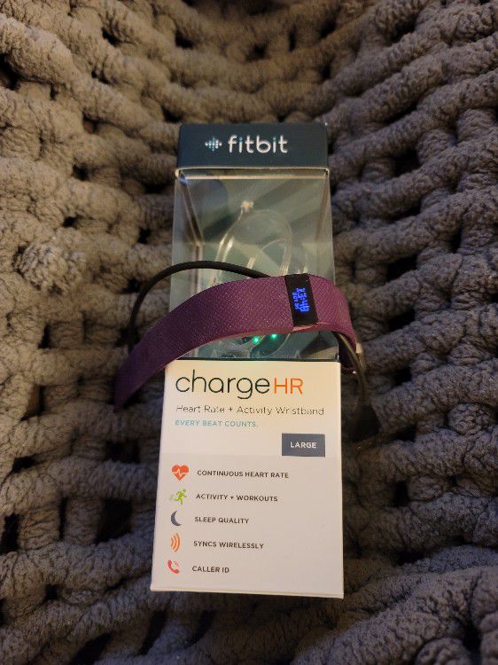 Fitbit Charge HR - Plum - Large