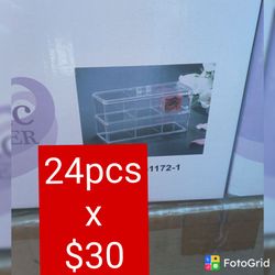 Case of Makeup Organizer Acrylic Box 24pcs