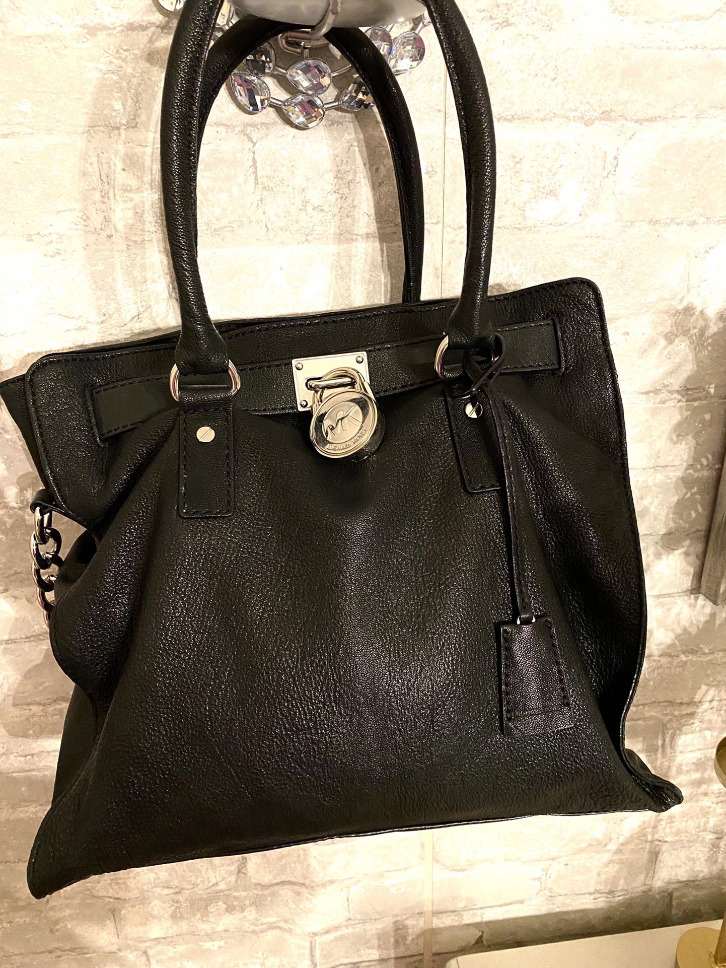 Black Soft Leather Michael Kors Bag 