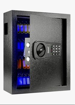 83 Keys Cabinet Wall Safe with Sensor Light and Emergency External Power Supply, Electronic Key Safe, Retails $69.99