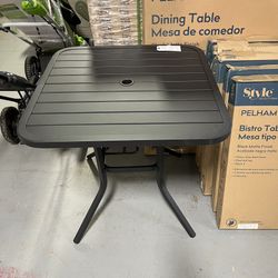 Black Patio Table New (in Store) 