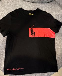 Polo Ralph Lauren Black Graphic T-Shirt