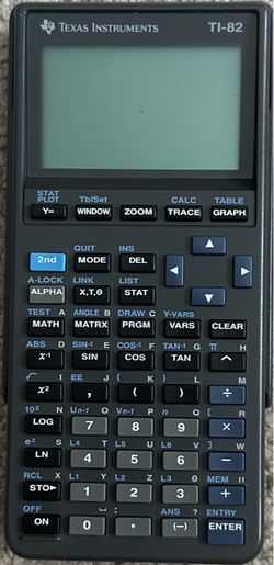 Texas Instruments TI-82 Graphing Calculator - Tested & Working