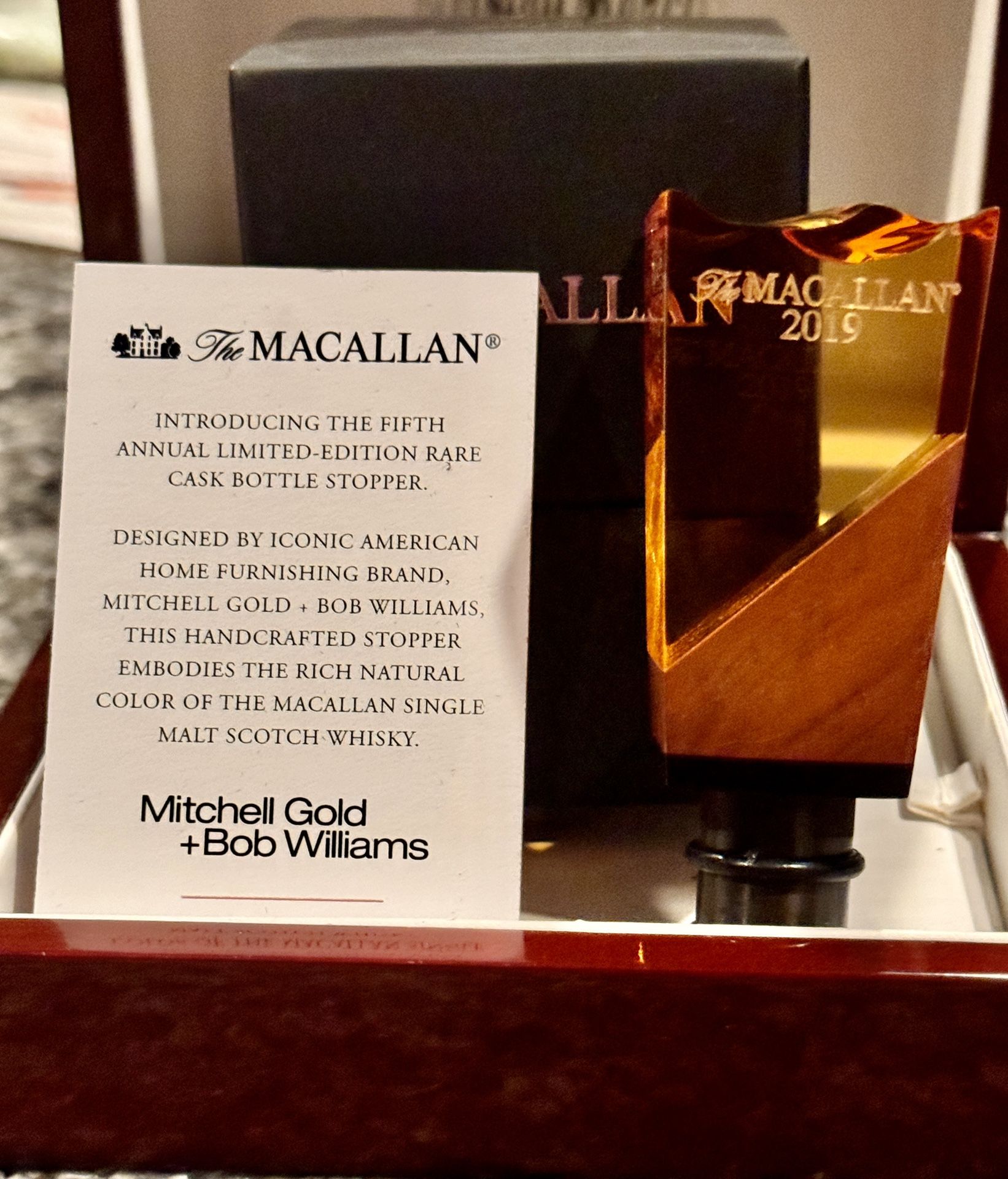2019 Limited Edition Macallan Bottle Stopper