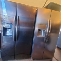 SAMSUNG REFRIGERATOR STAINLESS STEEL 