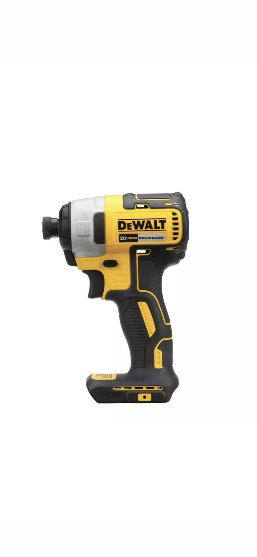 New DEWALT 20-Volt MAX Cordless Brushless Compact 1/4 in. Impact Drivers (Tool-Only) $80 Firm