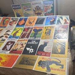 Posters, Adds, Concerts, Movies, Photos Etc 17”x11”