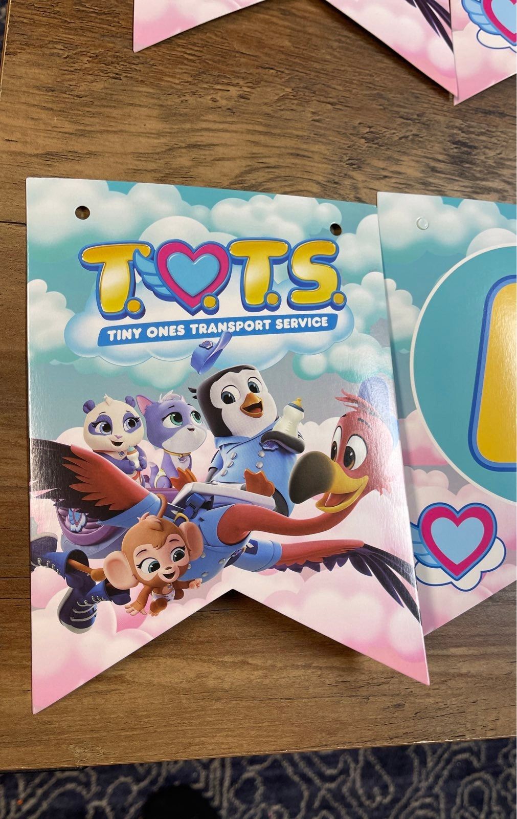 Tots Birthday Banner