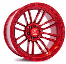 4 New 22x12 AXE ICARUS -44 Candy Red 5x5 Jeep 5x127 5x139.7 RAM 5x5.5