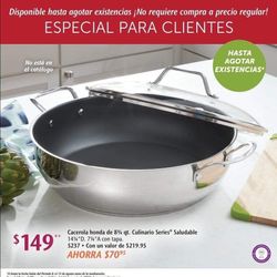 Cacerola 8 3/4qt Princess House 