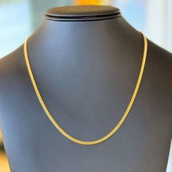 Jewelry Brand New 10k solid yellow gold Miami Cuban link style 20.5” Chain Necklace 10.5 grams 2.6mm