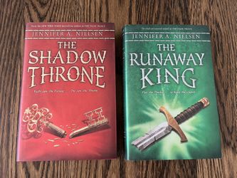 Jennifer A. Nielsen 2 book hard back book bundle