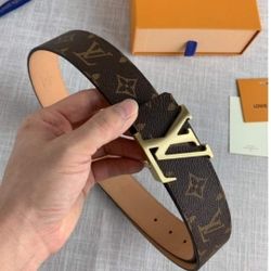LV Leather Belt