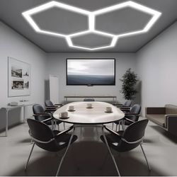3 PACK- Hexagon LED Garage Light