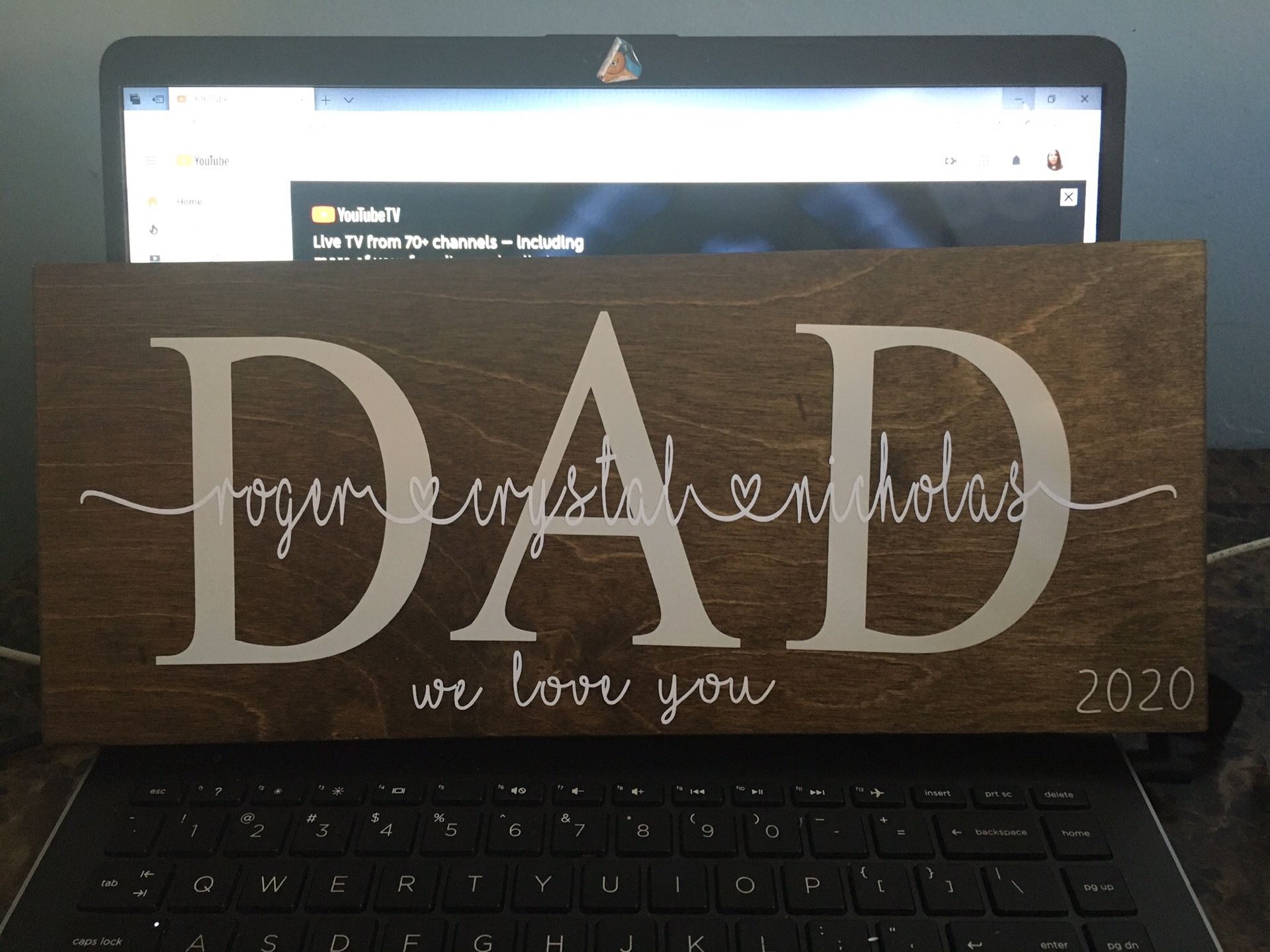 Dad wooden sign