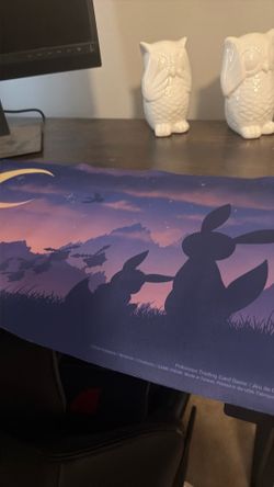 Pokémon TCG: Eevee & Umbreon Twilight Playmat