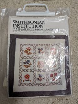 Vintage Smithsonian Mazaltov Crewel Kit - Persian Wools
