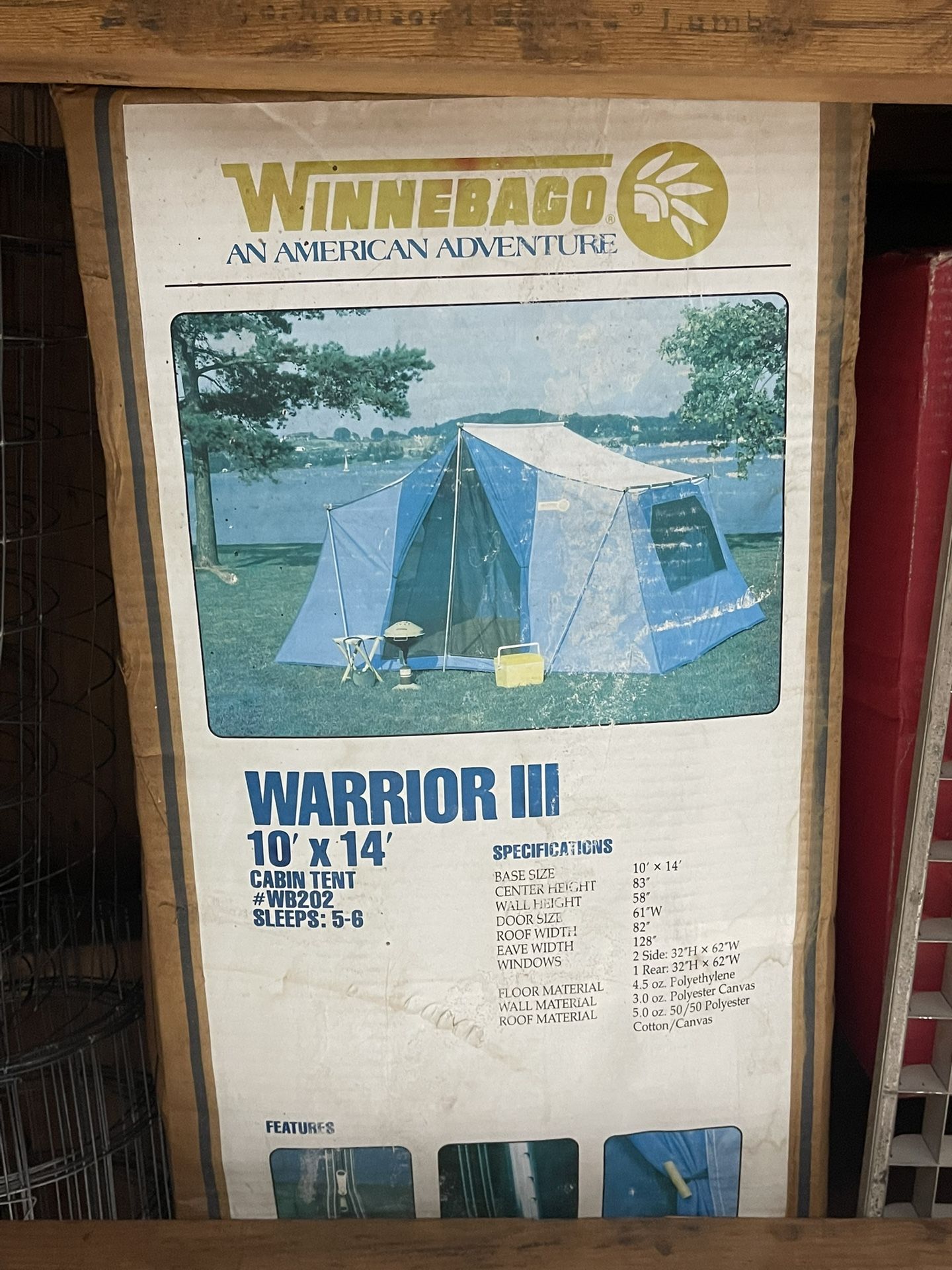 NEW Winnebago 10’ X 14’ Cabin Tent