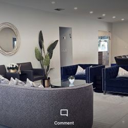 Beautiful Modern Grey Couch