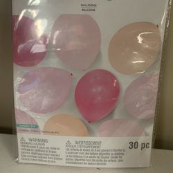 (30ct) Pastel Balloons 