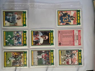 Topps 1000 Yard Club Football Cards Lot