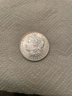 1880-P Morgan Silver dollar
