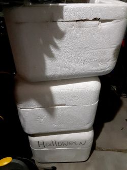 Styrofoam Ice Chest