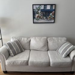 Beige/Sand 3 Seater Couch