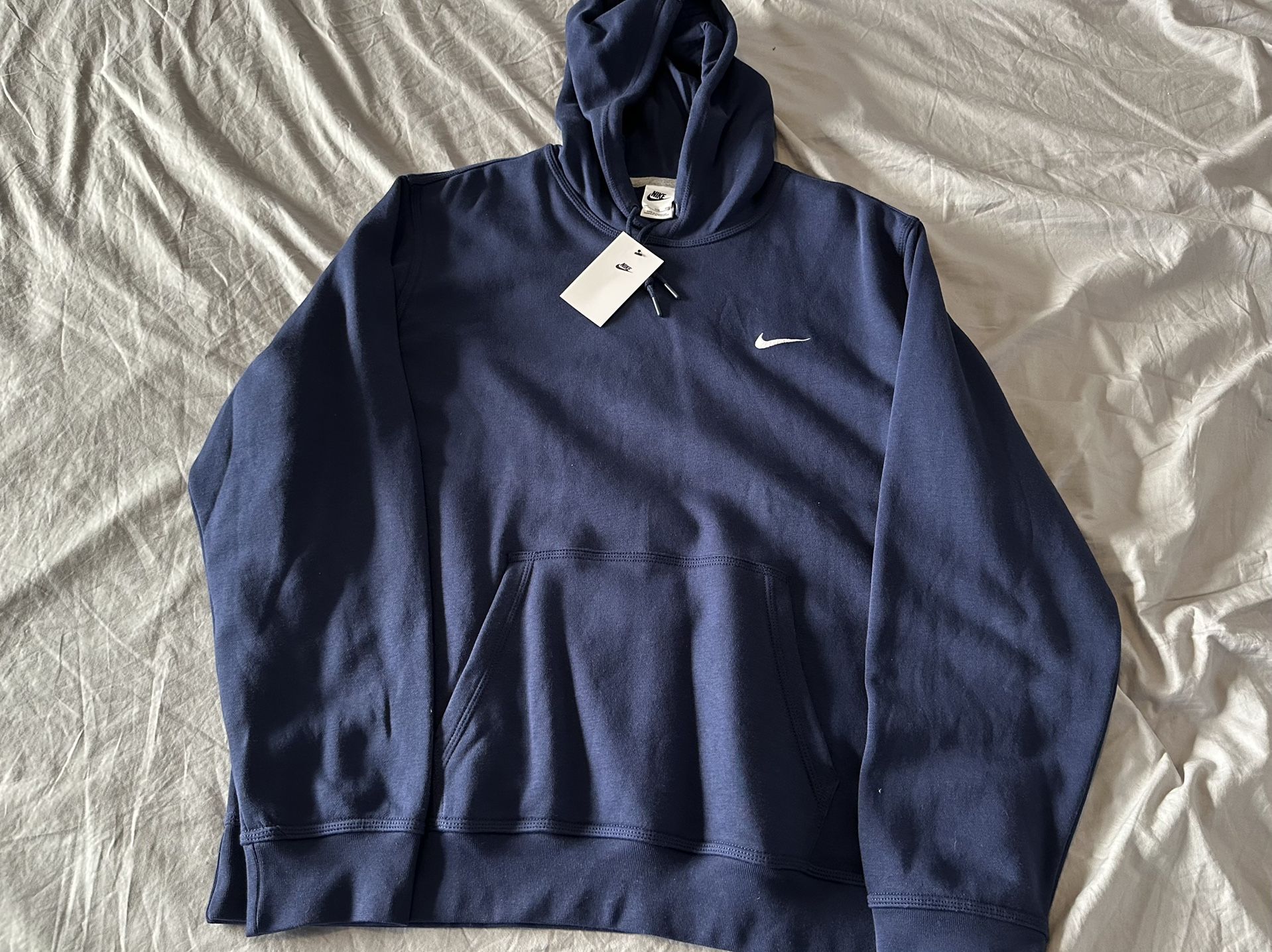Nike Club Hoodie Swoosh Color Blue Size XXL Brand New With Tags