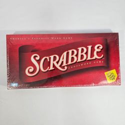 2001 Vintage Scrabble Crossword Game Parker Brothers Wooden Tiles New Sealed