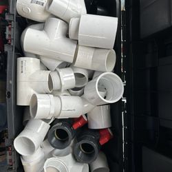 1 1/4 - 2”PVC Fittings And 2” Valves