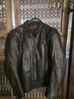 Street & Steel Black Leather Motorcycle Jacket