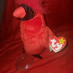 Ty Beanie Baby MAC The Cardinal